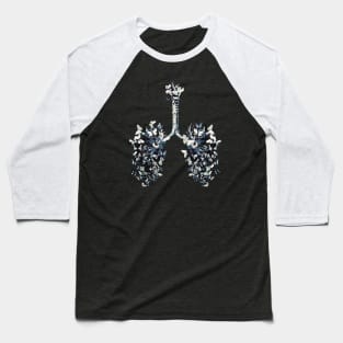 Lung Anatomy / Cancer Awareness 17 Baseball T-Shirt